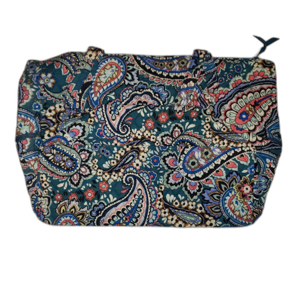 VERA BRADLEY Haymarket Paisley Jewel Expandable Travel Bag Tote NEW - Picture 4 of 9